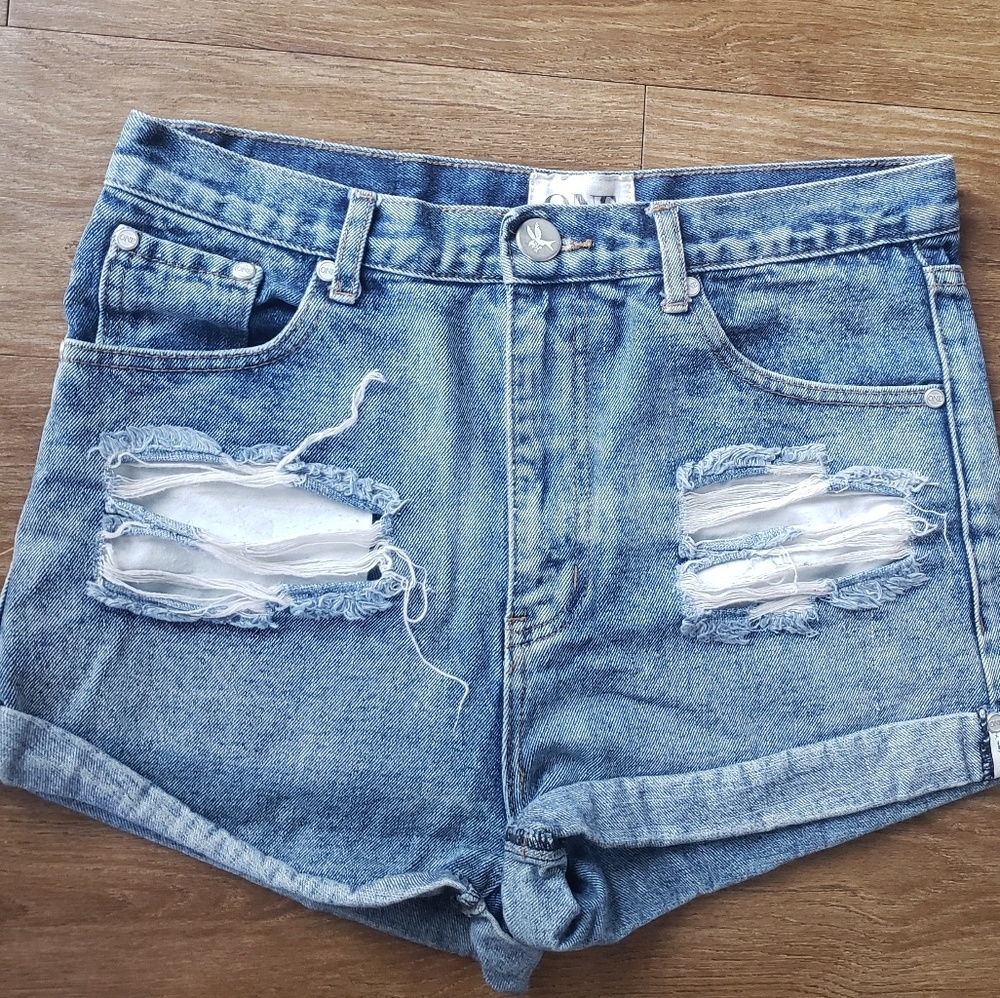 One Teaspoon distressed shorts